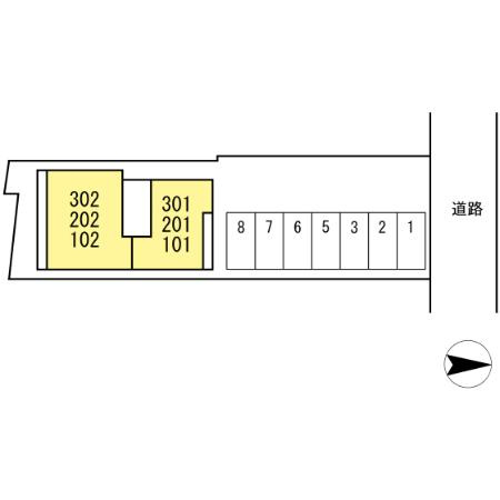 D-avance美合西町の駐車場