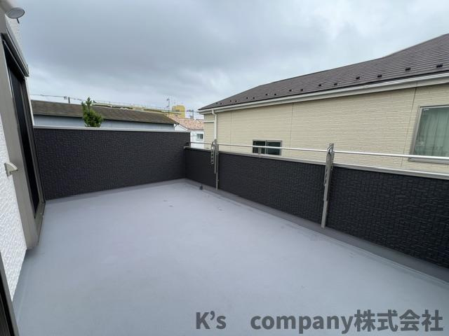 高座郡寒川町一之宮2丁目　新築戸建のバルコニー|インナーバルコニー広さがかなりあり使い勝手色々です◇◇