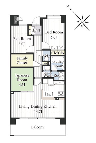 【間取り】 | リビングの大きな開口部は陽当たりの確保だけでなく、まとめ買いで大量のお買い物をした際や家具など大きな物を購入した際に便利です。