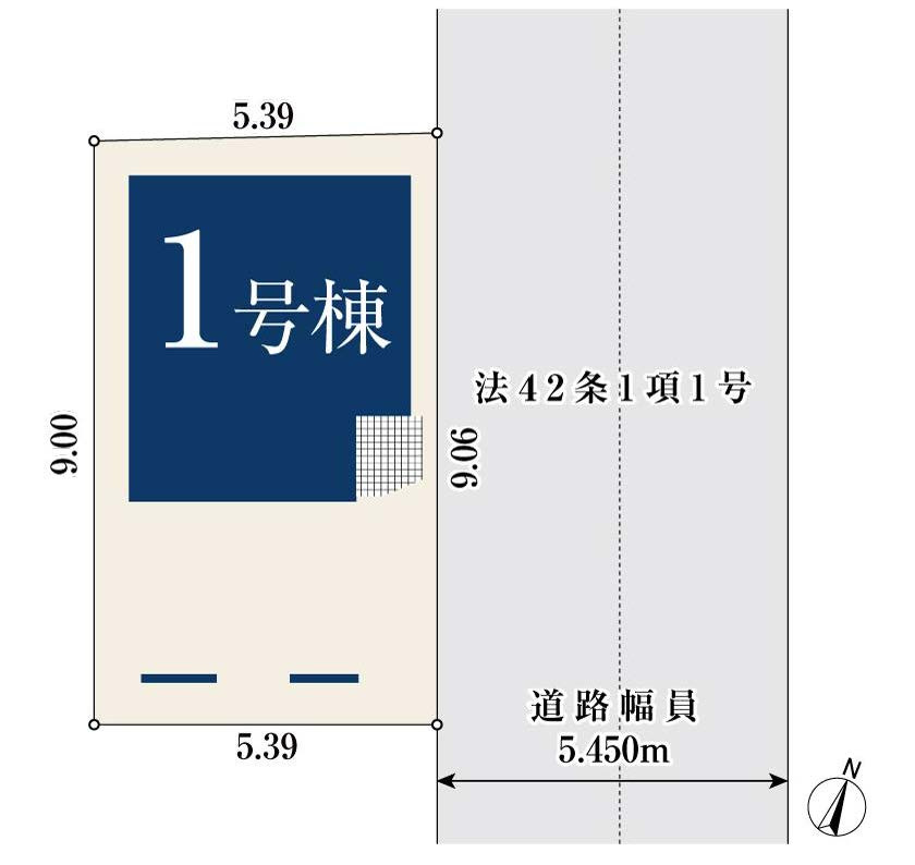 ≪仲介手数料無料≫川口市西川口6丁目18-４(全1棟)新築一戸建て ミラスモの区画図