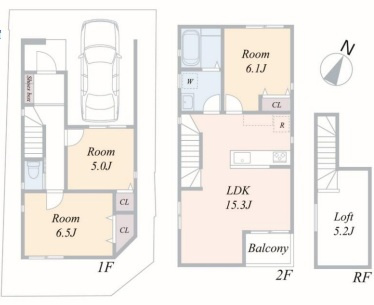 都筑区川和町新築戸建の画像
