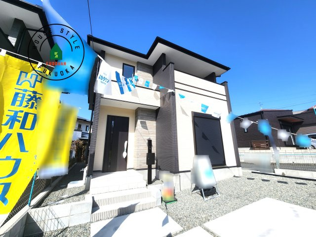 福岡市早良区重留2丁目第2-2棟(2号棟)の外観|デザイン性のある外観です。