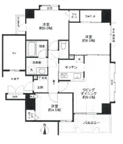 【間取り】 | ダイアパレス元浅草Ⅱ