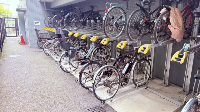 ★仲介手数料無料★クレストフォルム田町ベイフロントスクエア（新規リノベーション済み）　　　　　　　　　　　の駐輪場