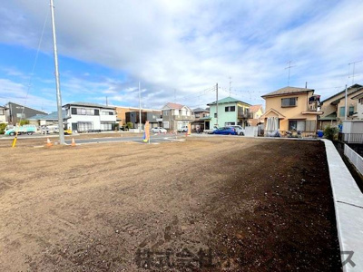 【前面道路含む現地写真】 | 厚木市関口　建築条件条件無売地 全2区画 | 現地写真 2025年11月撮影