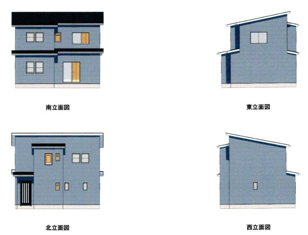 鈴鹿市東玉垣町の完成予想図|※建物プランは参考例であり、購入者はこのプランに関係なく、自由にプランニングできます。