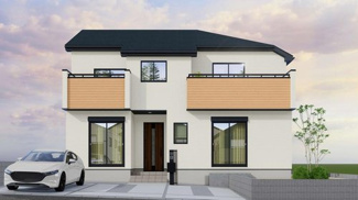 【外観パース】 | 本パースは、イメージ図につき、風景、建物、植栽などについては施工後の現物との差異が生じます
つきまして本パースによって生じたいかなる損害については一切責任を負いません