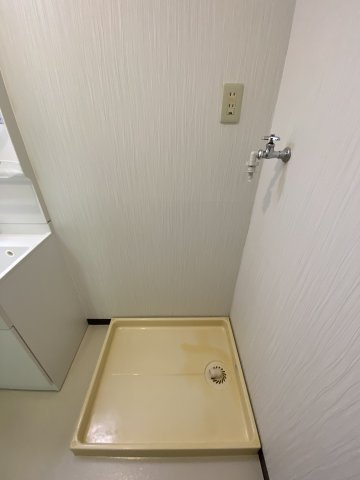 ロイヤル谷津の洗面所|洗濯機置場