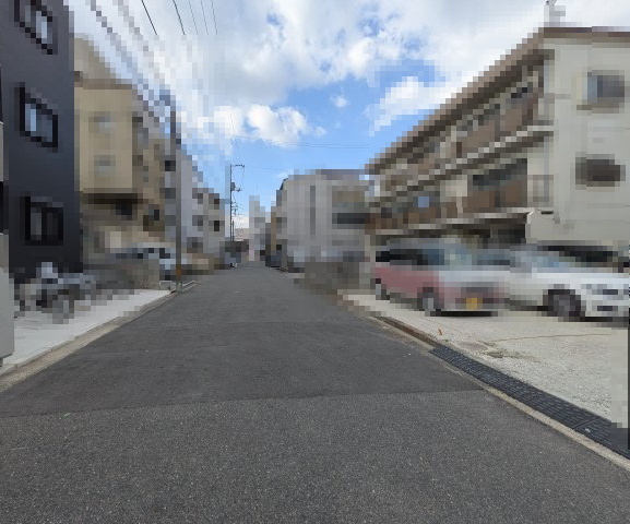 【前面道路含む現地写真】