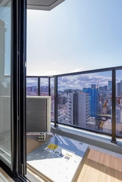 クラリティア浅草橋のバルコニー