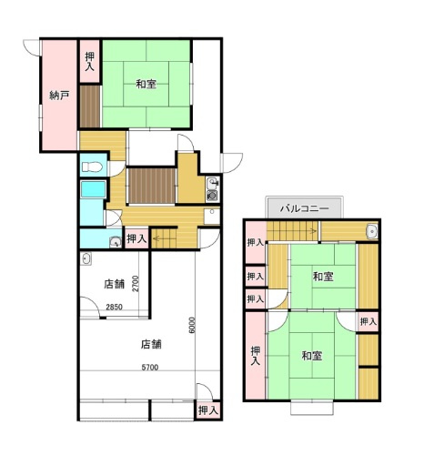 徳庵駅前貸店舗の間取り
