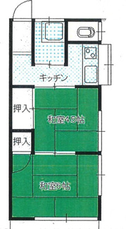 【間取り】 | 林荘 | ※反転タイプです。