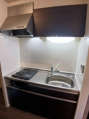 カーサ　フィオーレのキッチン|コンパクトなキッチンで掃除もラクラク