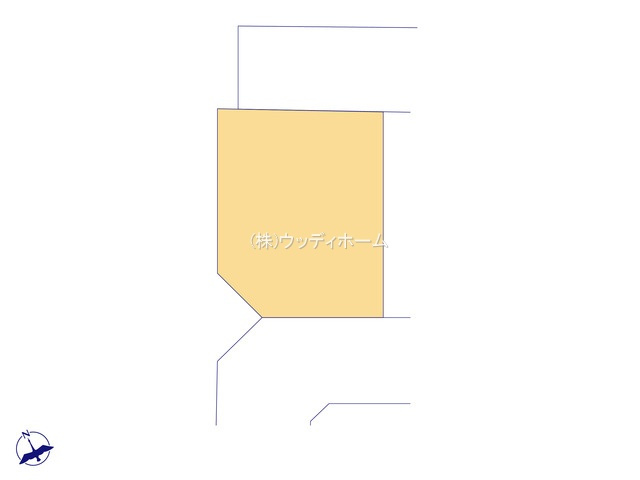 越谷市宮本町3丁目　新築一戸建ての区画図