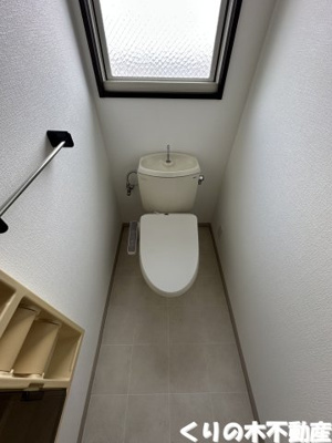 【トイレ】 | コーポラスやました　Ⅰ棟 | シンプルで使いやすいトイレです