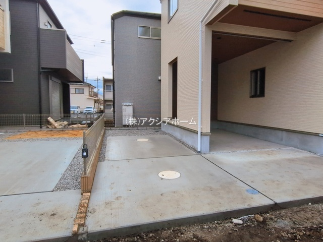 所沢市小手指元町2丁目・全8棟　新築一戸建　3号棟の駐車場|現地写真（2026年1月29日撮影）