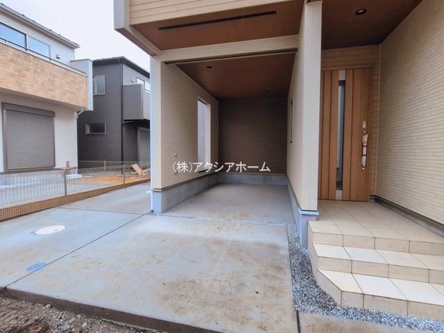 所沢市小手指元町2丁目・全8棟　新築一戸建　3号棟の駐車場|現地写真（2026年1月29日撮影）