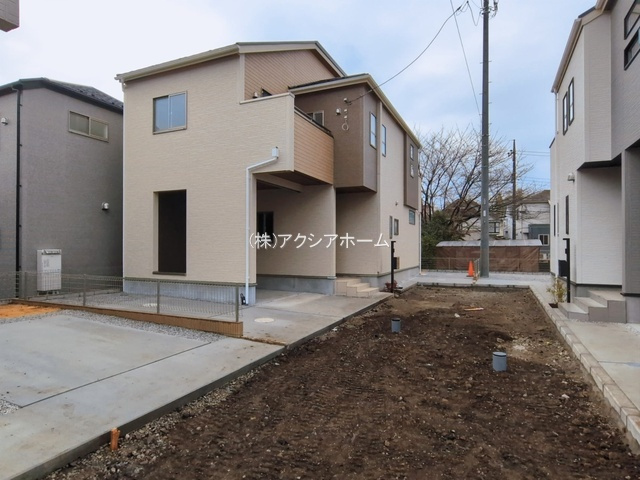 所沢市小手指元町2丁目・全8棟　新築一戸建　3号棟の前面道路含む現地写真|2026年2月18日撮影
