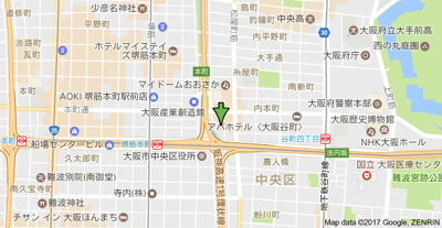 【地図】 | プレサンス堺筋本町フィリア