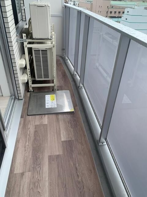 メイクス上野のバルコニー