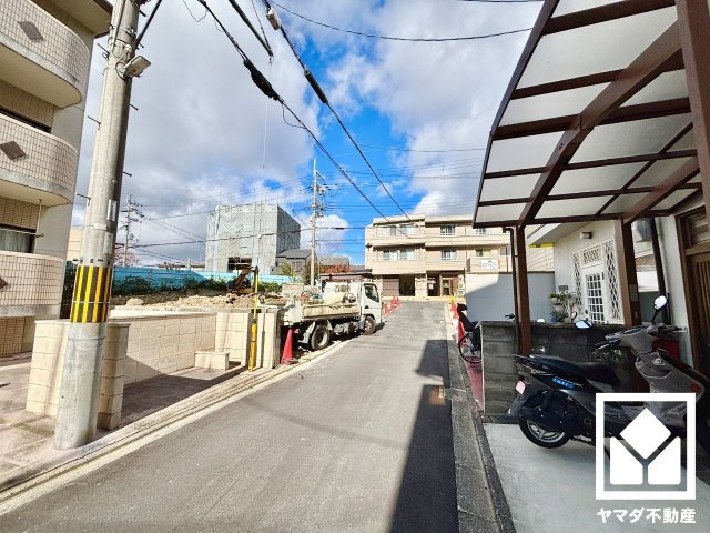 伏見区深草仙石屋敷町の前面道路含む現地写真