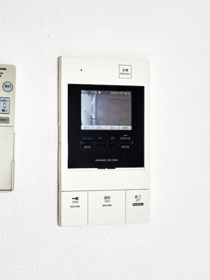 【セキュリティ】 | リバーサイド樫の木 | エントランスドアモニター付インターホン