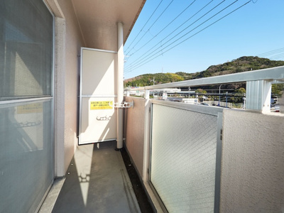 【バルコニー】 | リバーサイド樫の木 | 南東面バルコニー