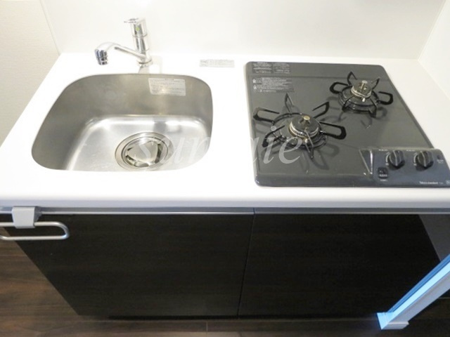 エルフォルテ赤羽西のキッチン|2口ガスコンロのシステムキッチン！