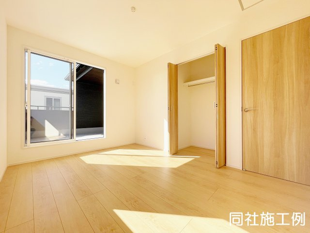 新築戸建・新築建売　郡山市小原田二丁目【繰り返す地震に強い】小原田小・小原田中の洋室|同社施工例