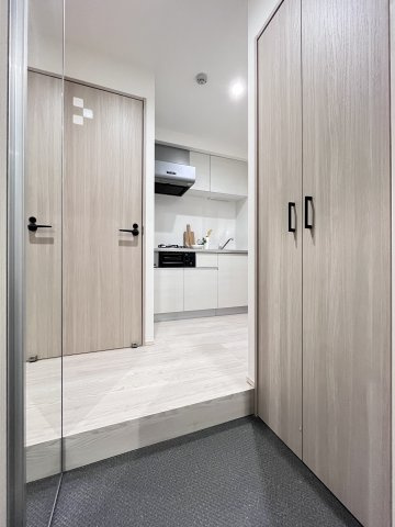 グランツあびこの玄関