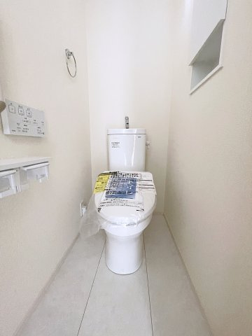 新築戸建・新築建売　郡山市小原田二丁目【繰り返す地震に強い】小原田小・小原田中の前面道路含む現地写真