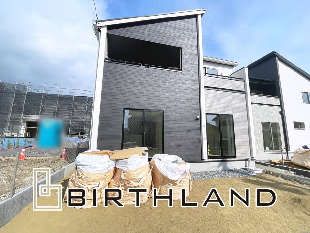 新築戸建・新築建売　郡山市小原田二丁目【繰り返す地震に強い】小原田小・小原田中の外観|間もなく完成！東部幹線至近！開放感たっぷりの4LDK新築戸建が登場いたしました！