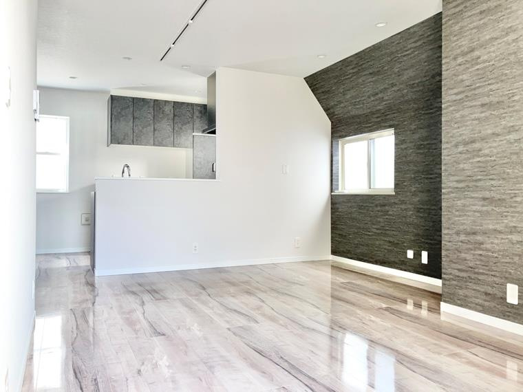 桃井戸建の居間・リビング