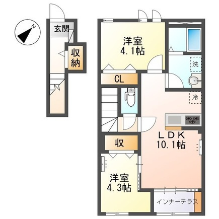 【間取り】 | チェリーヒル | 間取図