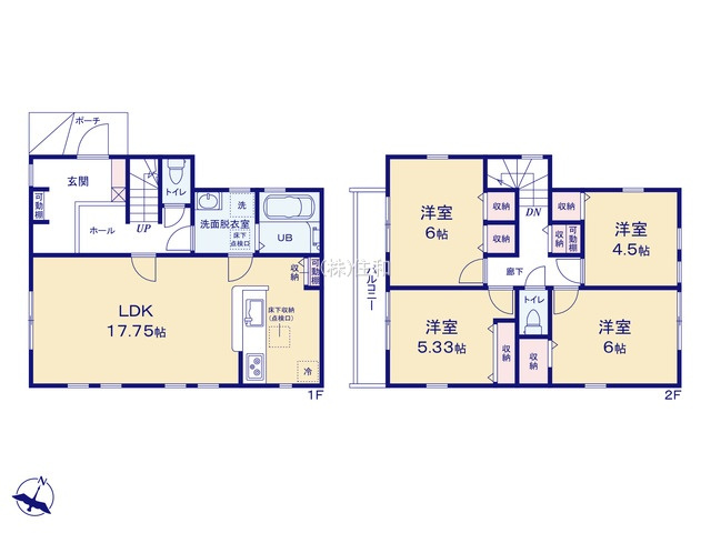 【新築分譲住宅】富士見市渡戸第二の前面道路含む現地写真