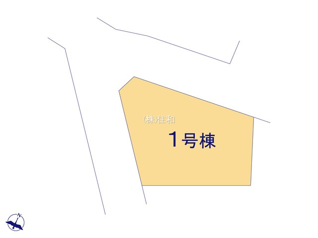 【新築分譲住宅】富士見市渡戸第二の区画図