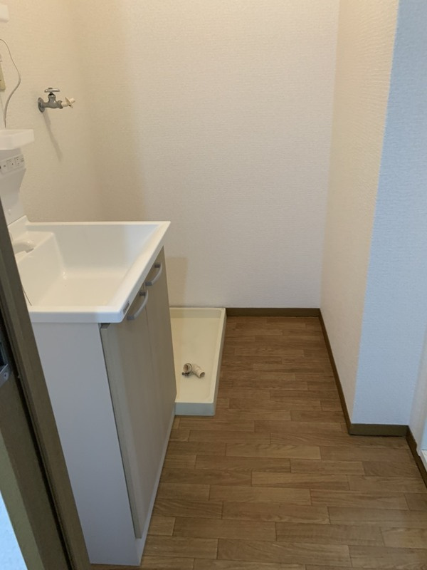 ソフィア清水A棟の洗面所