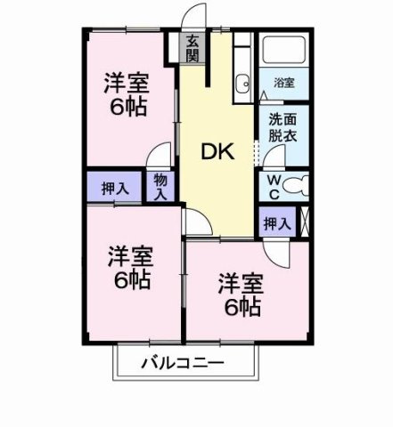 【間取り】 | 高安グリーンハイツ