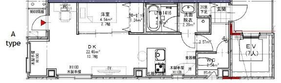 小川町１１６３ビルの間取り