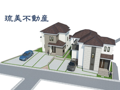 【外観パース】 | 那覇市識名（全2棟）B号棟 | 外観パースです