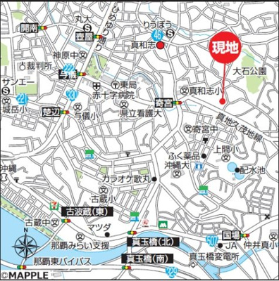 【地図】 | 那覇市識名（全2棟）B号棟 | 地図♪