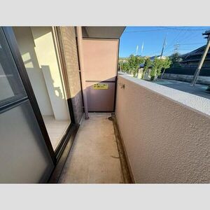 加島ハイツのバルコニー