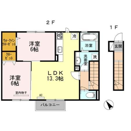 ウィット垂水の間取り|※間取りが現況と異なる場合は現況を優先します※