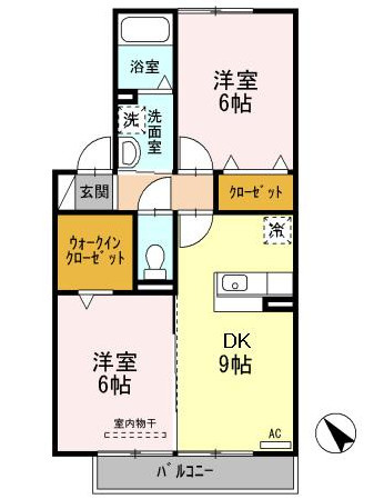 レジデンスコーワの間取り