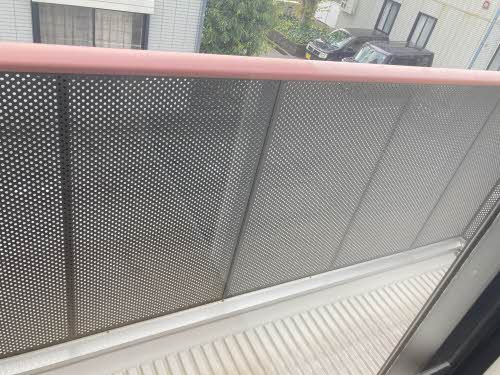 エスポワール B棟のバルコニー