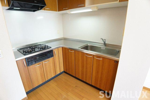 熊本市中央区水前寺３丁目の賃貸マンションのキッチン