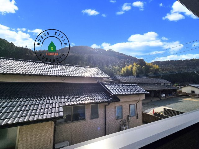 熊本県菊池郡大津町岩坂第1₋2棟(A号棟)の展望|眺望や窓からの景色が良いと、家で過ごす時間も快適です。