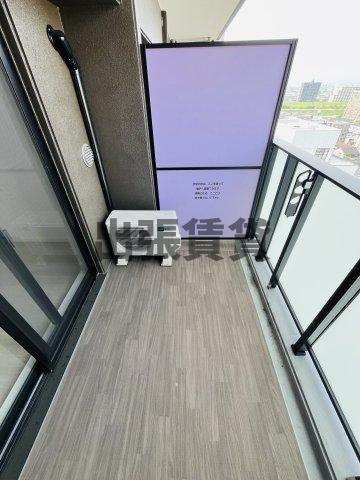 仲介手数料0円！CREST TAPP平安通のバルコニー