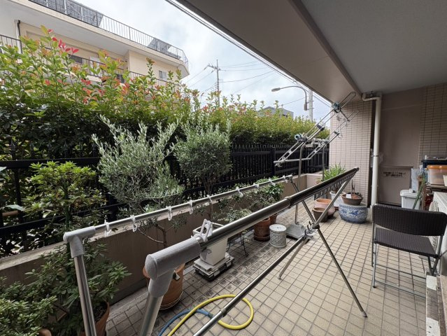 オーベル練馬センティアのバルコニー