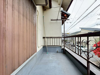 【バルコニー】 | 箕面市瀬川2丁目貸家